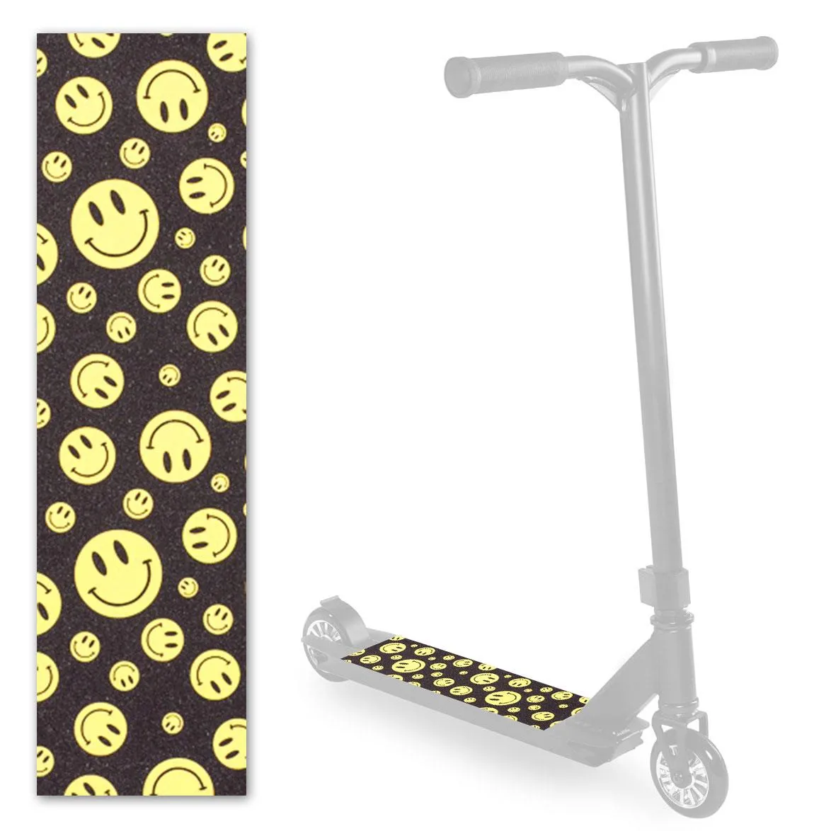 Scorpion Scooters - Scooter Pro Grip Tape - Fits 99% Scooters - Graphic Series - Trippy Smiles